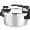 Vinod Stainless Steel Nutrimax Pressure Cooker 3.5 Litre|Sas Technology|Spillage Control,Unique Lid,Auto Lock,Visual Indicator|Induction And Gas Base|Isi Certified|5 Years Warranty,Silver